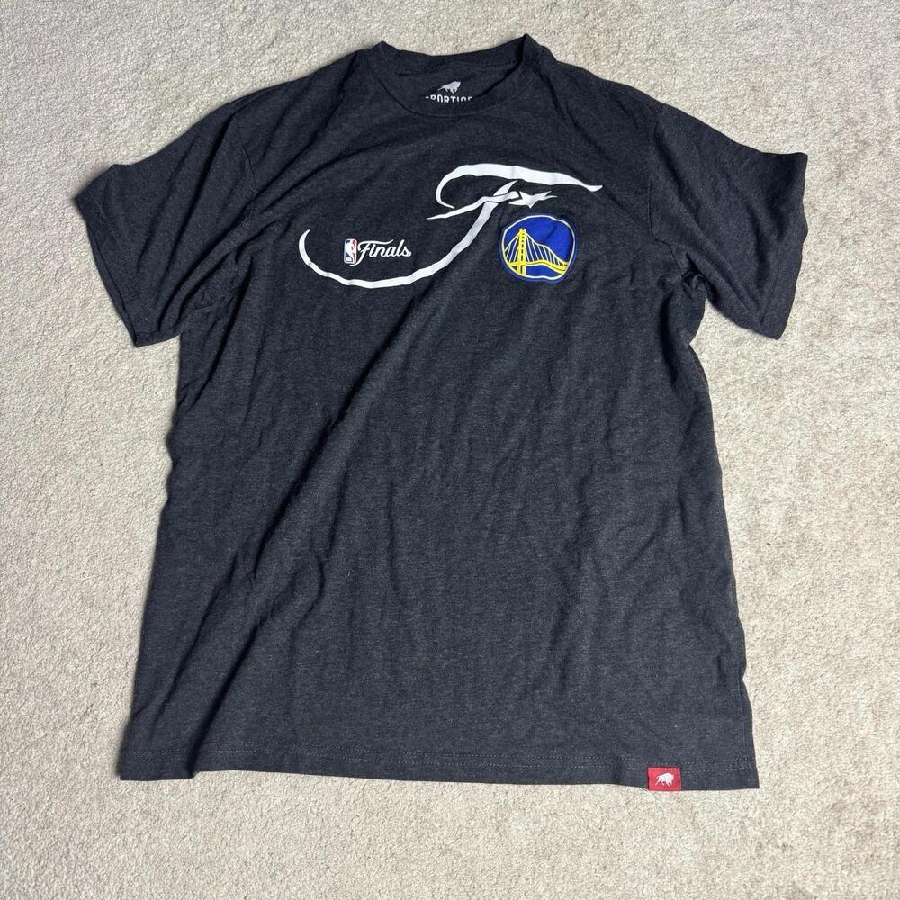 Golden State Warriors Finals T Shirt Mens Large Gray Sportique